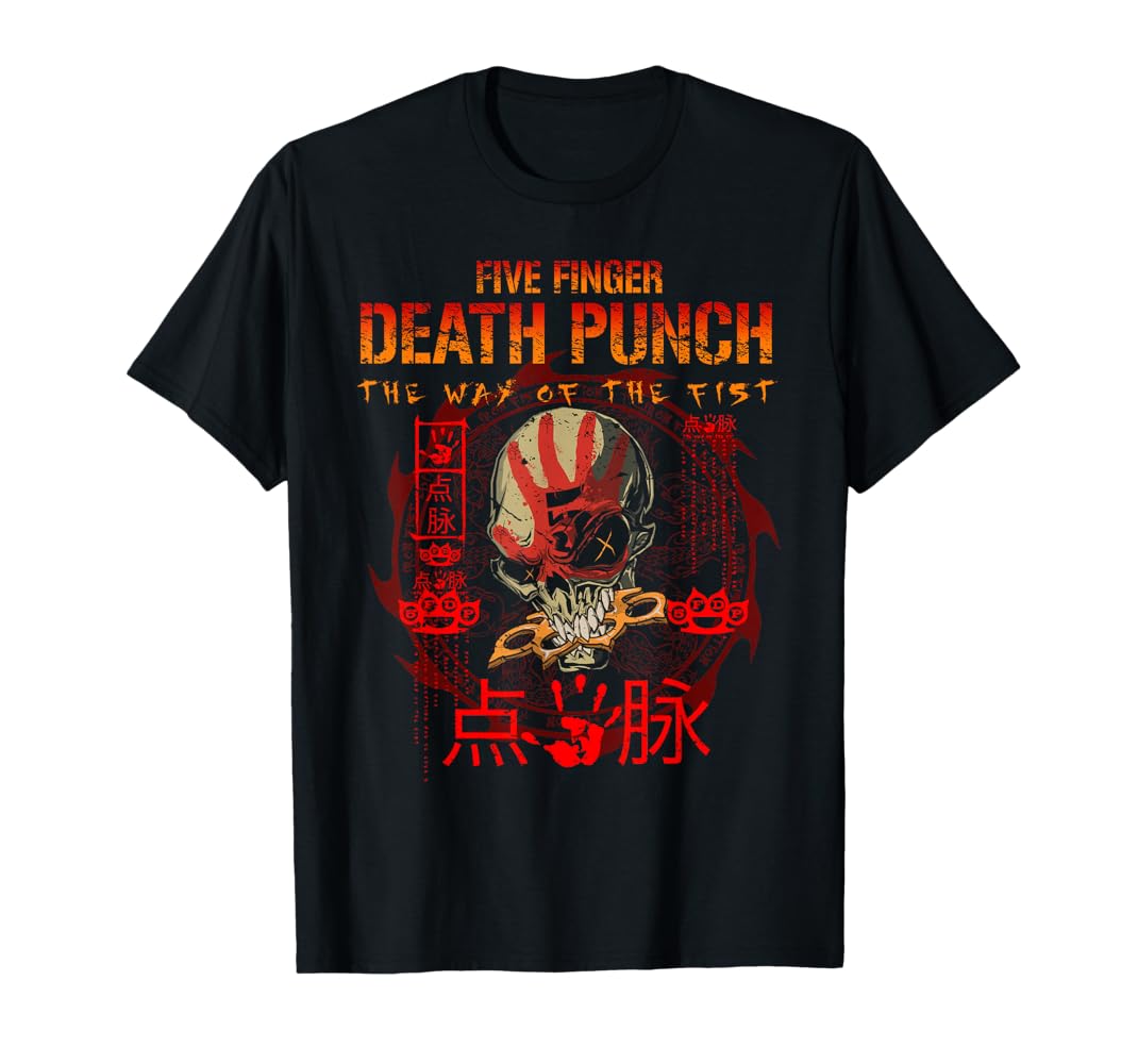 FIVE FINGER DEARH PUNCH ツアーTシャツ　バンドTシャツ Amazon.com: Five Finger Death Punch TWOTF 15th Anniversary